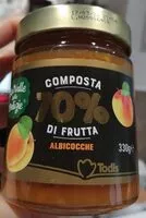 Mängden socker i Composta 70% di frutta-albicocche