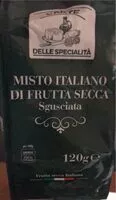 Mängden socker i Misto italiano di frutta secca