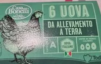 Mängden socker i 6 uova da allevamento  a terra