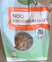 Mängden socker i Noce sgusciate in pezzi