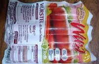 Mängden socker i Wusi wurstel