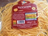 Mängden socker i Tonnarelli