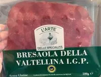 Mängden socker i Bresaola della Valtellina