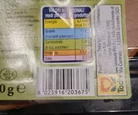 Mängden socker i Bresaola della Valtellina i.g.p.