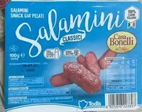 Mängden socker i Salamini classici