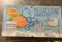 Mängden socker i Medaglioni di prosciutto cotto con mozzarella