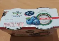 Mängden socker i Yogurt intero mirtilli neri