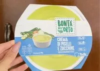 Mängden socker i Crema di piselli e zucchine