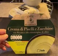 Mängden socker i Crema di piselli e zucchine
