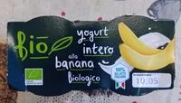 Mängden socker i Yogurt intero alla banana biologico