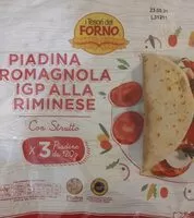 Mängden socker i Piadina Romagnola IGP alla Riminese