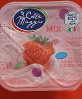 Mängden socker i Yogurt alla fragola con confetti al cioccolato l