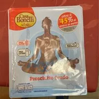 Mängden socker i Prosciutto crudo