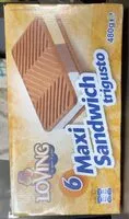 Mängden socker i Maxi sandwich trigusto