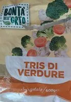 Mängden socker i Tris di verdure