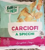 Mängden socker i Carciofi a spicchi surgelati