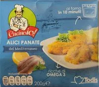 Mängden socker i Alici panate del Mediterraneo