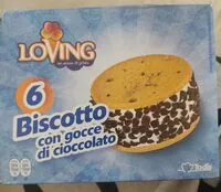 Mängden socker i Biscotto con gocce di cioccolato