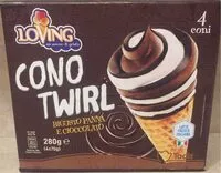 Mängden socker i Cono twirl