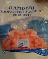 Mängden socker i Gamberi indopacifici sgusciati precotti