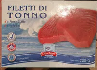 Mängden socker i Filetto di tonno a pinne gialle