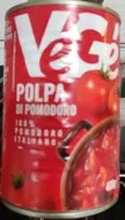 Mängden socker i Polpa di pomodoro