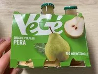 Mängden socker i Succo e polpa di pera