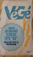 Mängden socker i Farina di grano tenero “00”