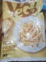 Mängden socker i Patatine classiche