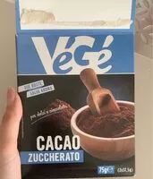 Mängden socker i cacao zuccherato