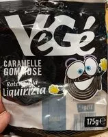 Mängden socker i Rotelle alla liquirizia