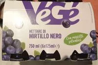 Mängden socker i Nettare mirtillo nero vegé