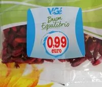 Mängden socker i Bacche di goji