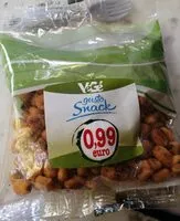 Mängden socker i Mais fritto e salato
