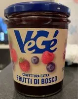 Mängden socker i Confettura extra frutti di bosco