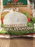 Mängden socker i Mozzarella di bufala campana