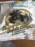 Mängden socker i Mozzarella di bufala