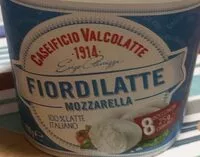 Mängden socker i Fiordilatte mozzarella