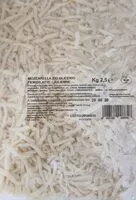 Mängden socker i Mozzarella julienne