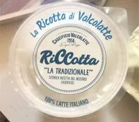 Mängden socker i la ricotta valcolatte