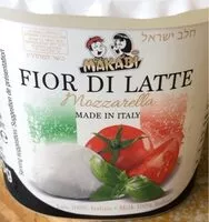 Mängden socker i Mozzarella Fior Di Latte Casher