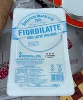 Mängden socker i Fiordilatte