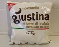 Mängden socker i Mozzarella di latte di bufala