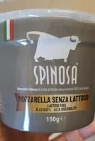Mängden socker i Mozzarella senza lattosio