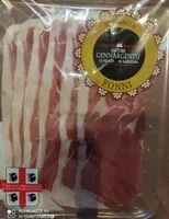 Mängden socker i Prosciutto crudo stagionato affettato