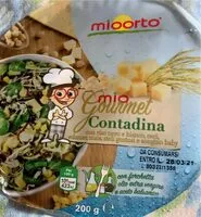 Mängden socker i Mio gourmet contadina