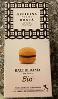 Mängden socker i Baci di dama nocciola bio