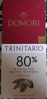 Mängden socker i Cioccolato Trinitario Domori