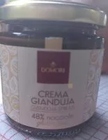 Mängden socker i Crema gianduia