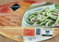 Mängden socker i Tagliolini verdi con panna e speck